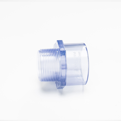 Clear PVC Male Adapter